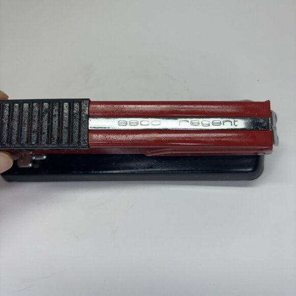 Vintage Esco Regent Stapler 24-6 Red & black 1970's - Picture 4 of 11